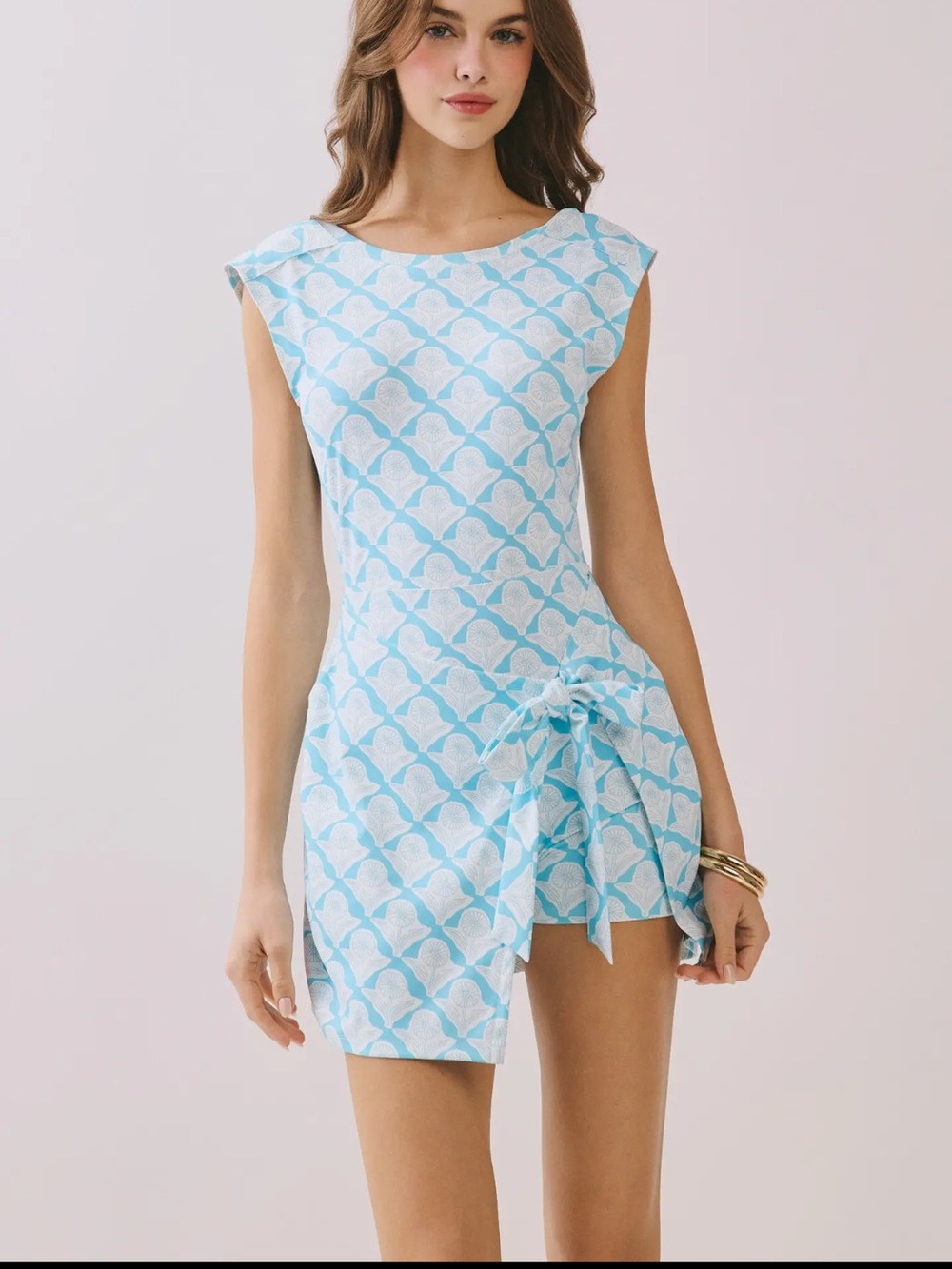 NWT TCEC Printed Side Tie Athletic Dress
